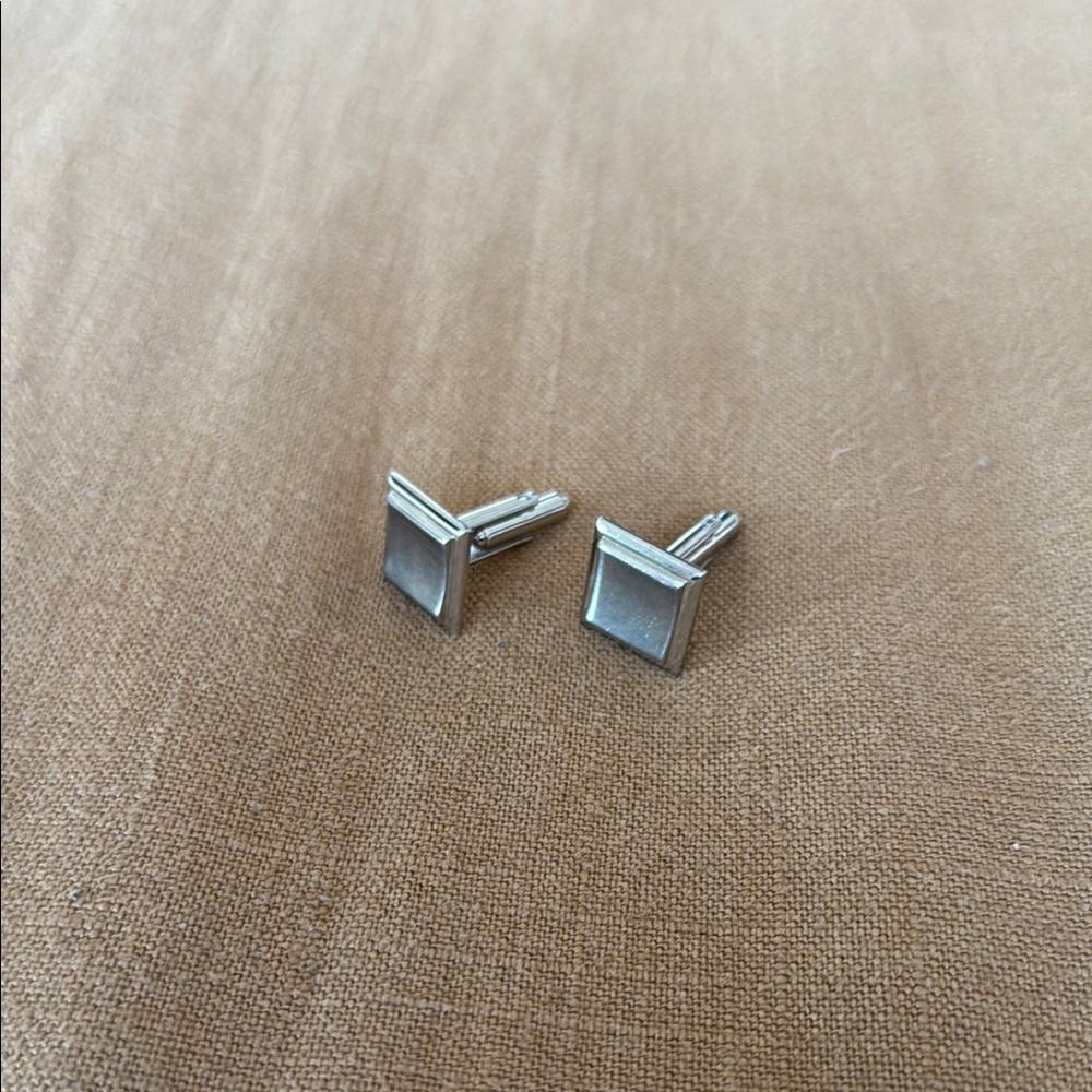 Silver Square Cufflinks